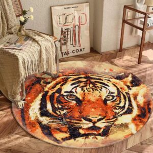 Foldable round mat